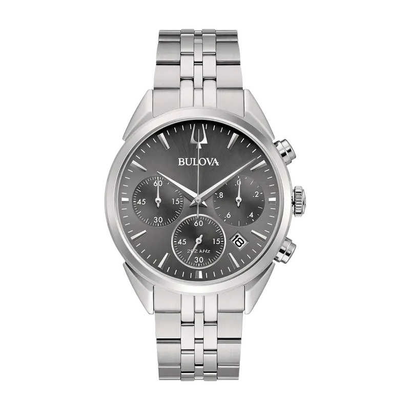 Classic Gray 41.5mm Chronograph Watch