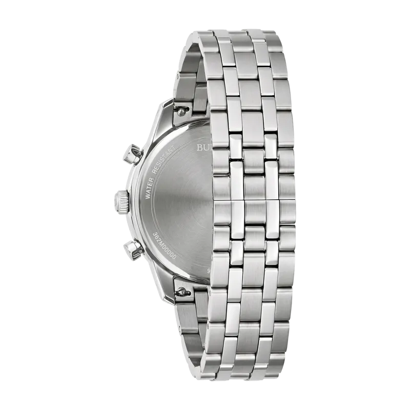 Sutton Silver 41mm Chronograph Watch