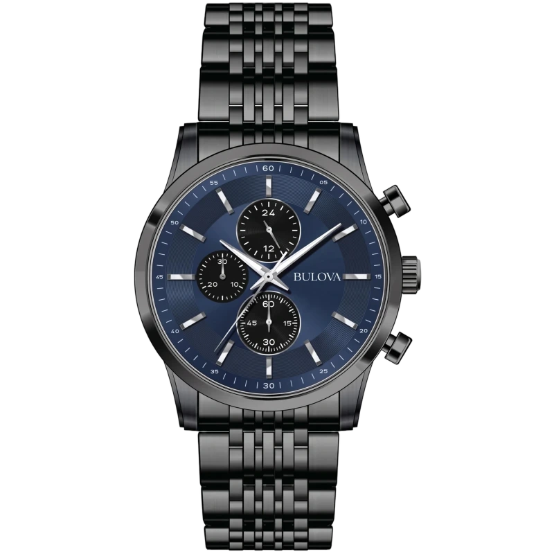 Classic Navy 42mm Chronograph Watch