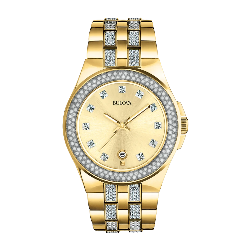 Phantom Crystal Stainless Steel Watch