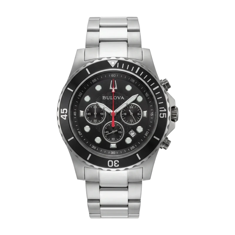 Classic Sport Black 44mm Chronograph Watch