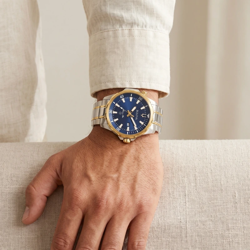 Marine Star Blue 44mm Quartz Watch