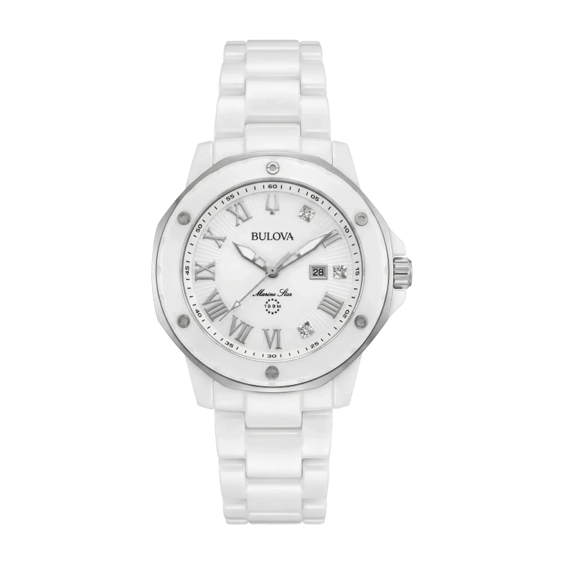 Marine Star White 36mm Quartz Watch