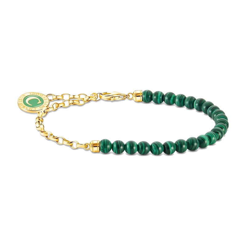 Simulated Malachite Bracelet