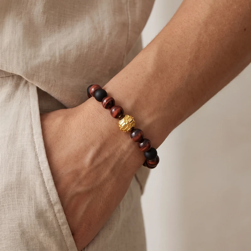 Obsidian Bracelet 17cm