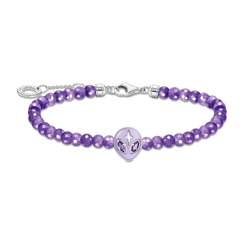 Zirconia Amethyst-Coloured Bracelet