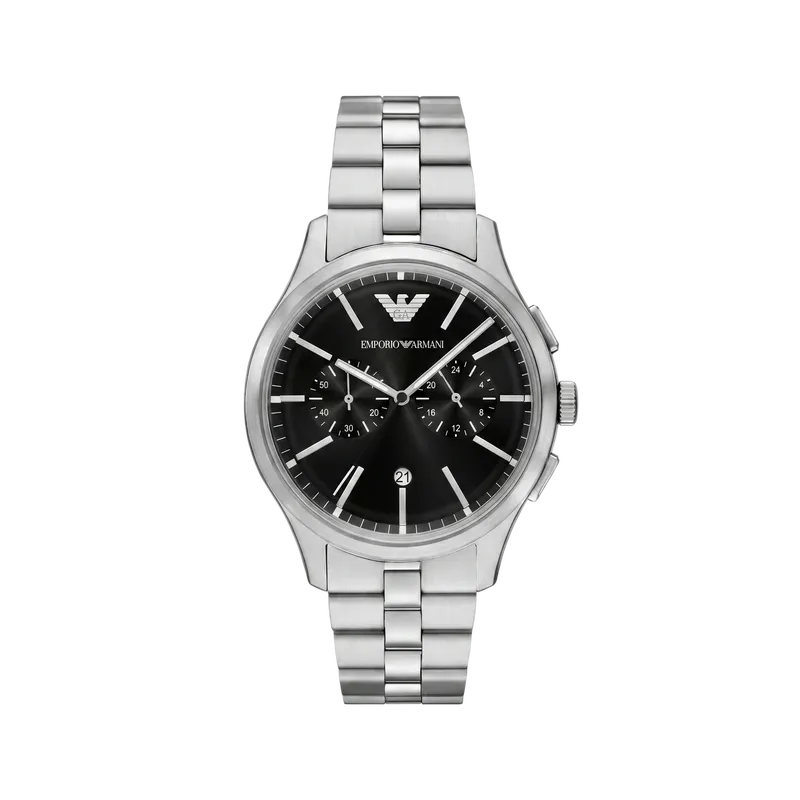 Dario Chronograph Watch Black 42mm