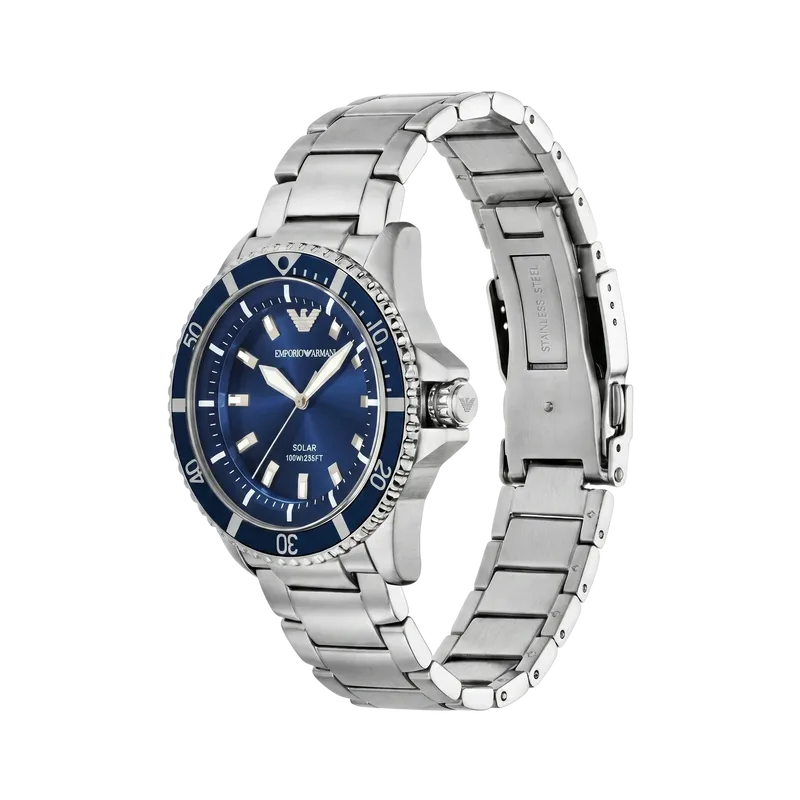 World Explorer Three-Hand Watch Blue 42mm