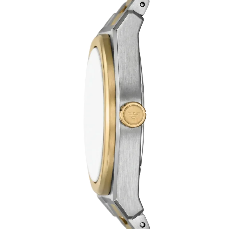 Three-Hand Stainless Steel Watch Black 41mm