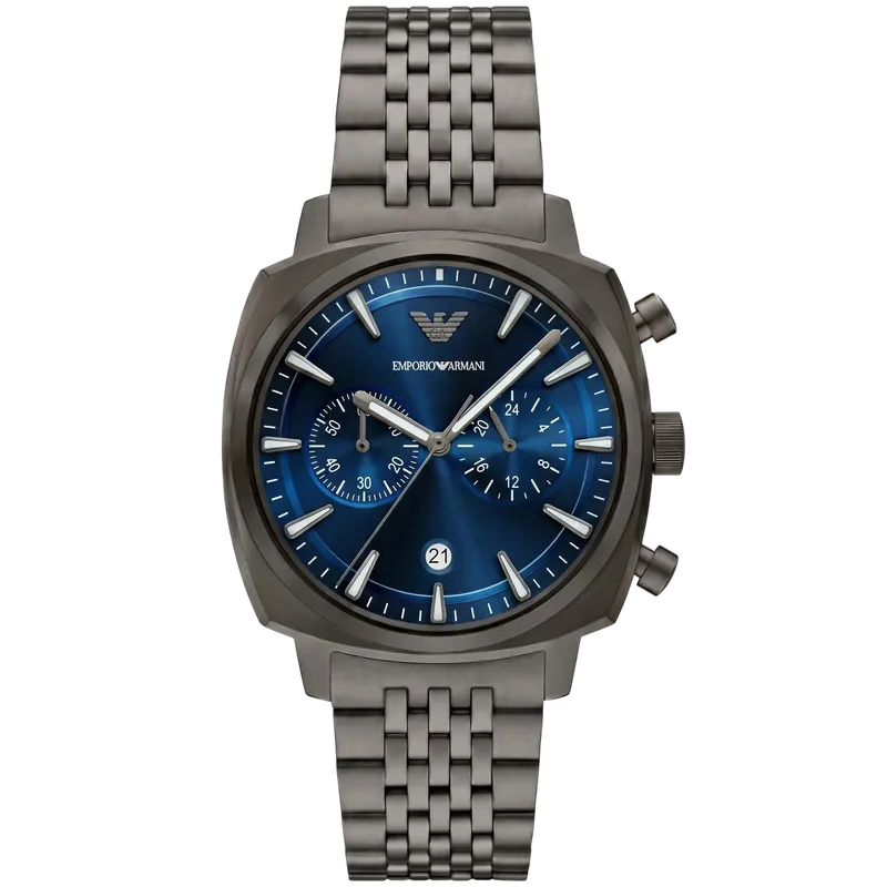 Gunmetal Chronograph Watch