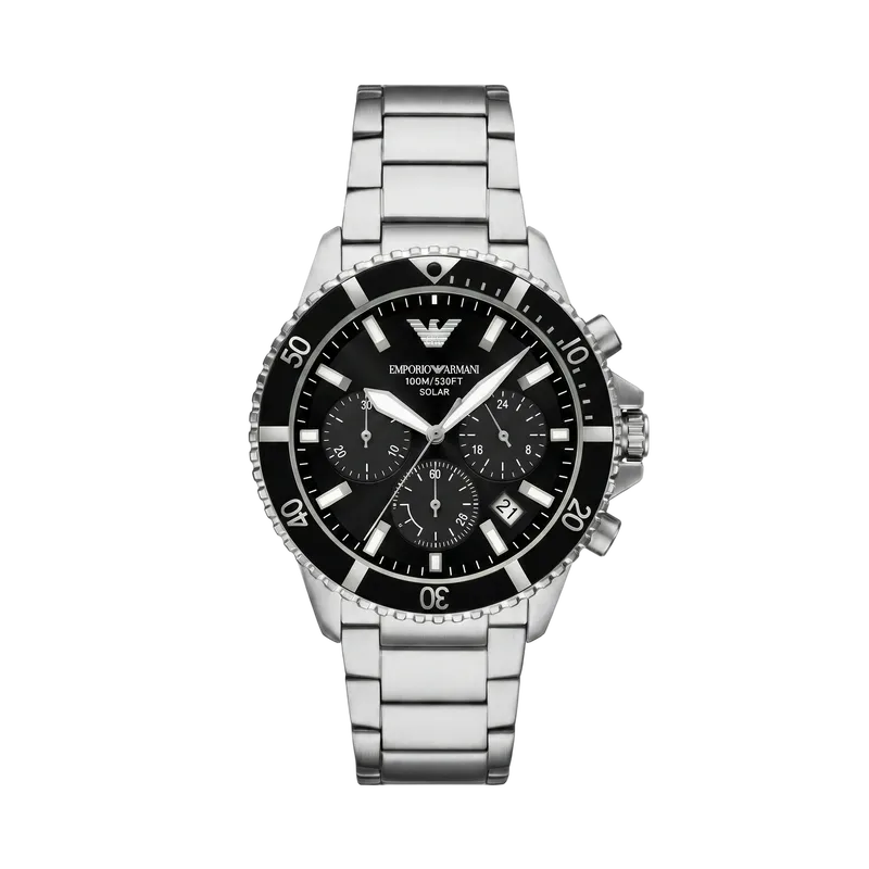 World Explorer Three-Hand Watch Silver 43.5mm