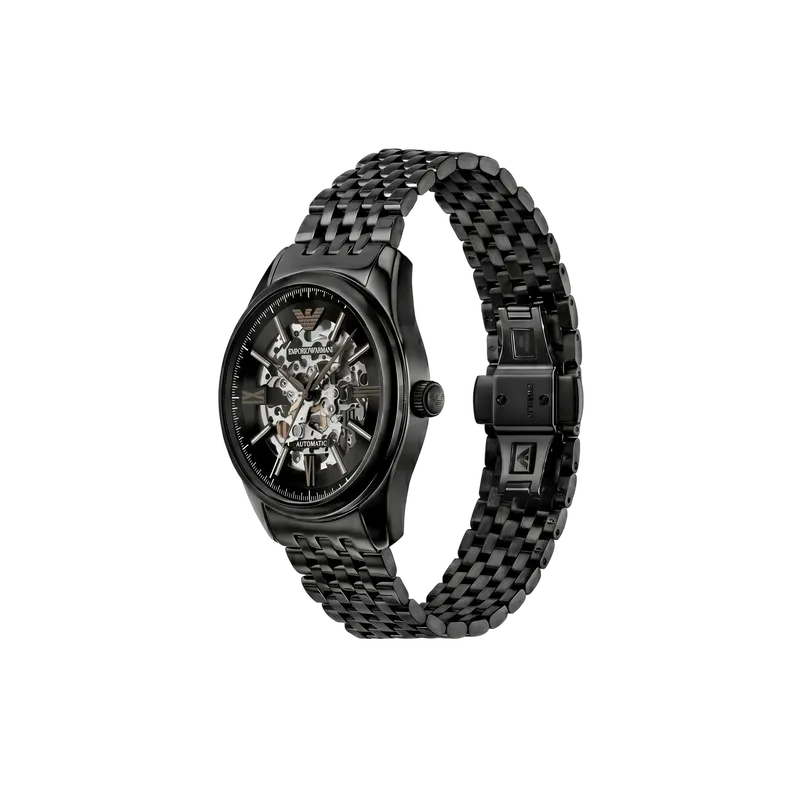 Antonio Automatic Watch Black
