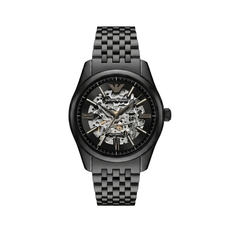 Antonio Automatic Watch Black