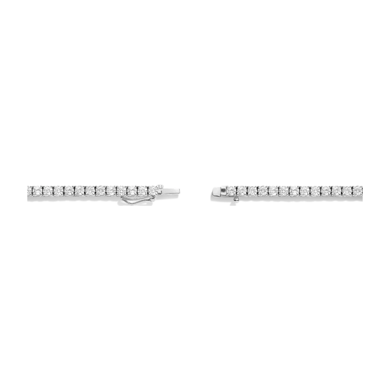 White Sapphire Tennis Necklace 13ct White 38cm