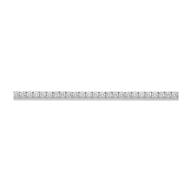 White Sapphire Tennis Necklace 22ct White 41cm