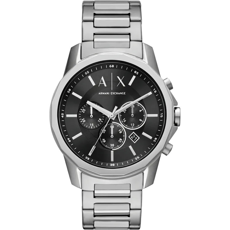 Banks Chronograph Watch Silver