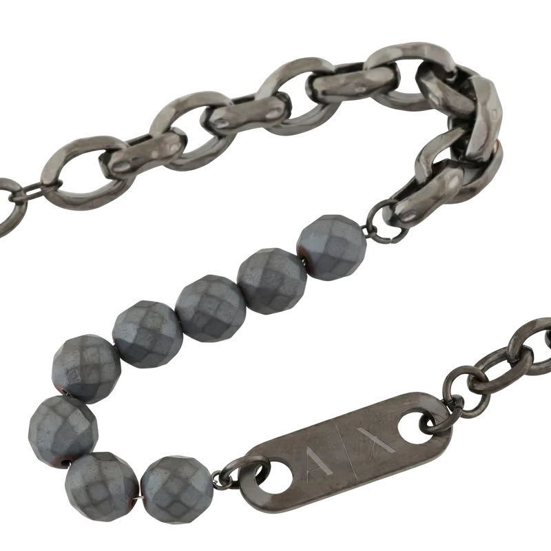 Classic Stainless Steel Chain Bracelet Gray 215