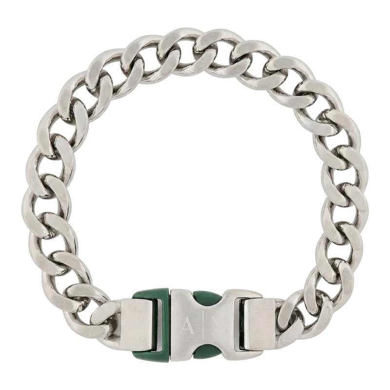 Green Nylon Chain Bracelet