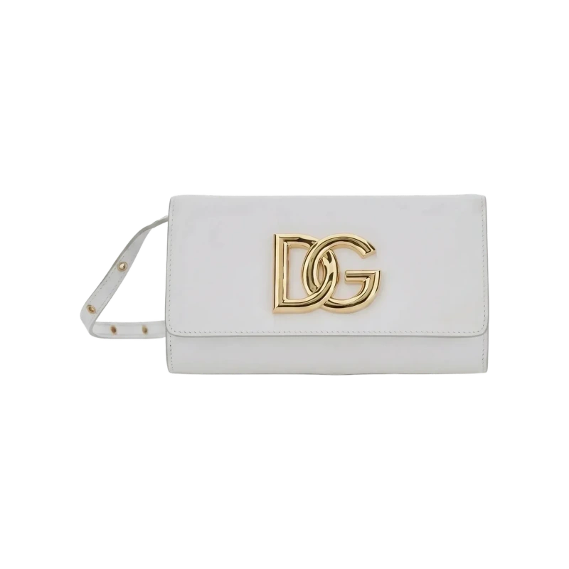 Calfskin 3.5 Clutch White
