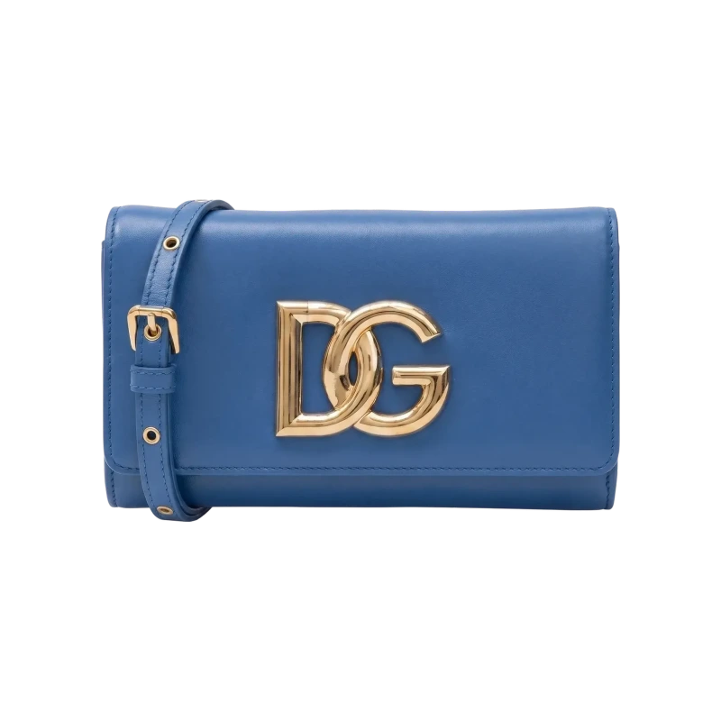 Calfskin 3.5 Clutch Blue