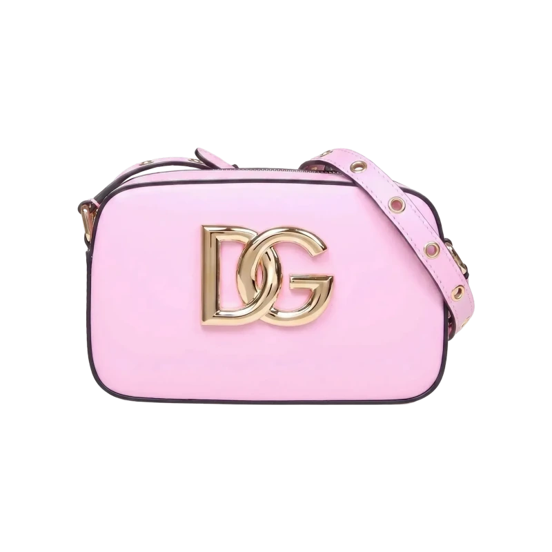 3.5 Logo Plaque Crossbody Bag Pink