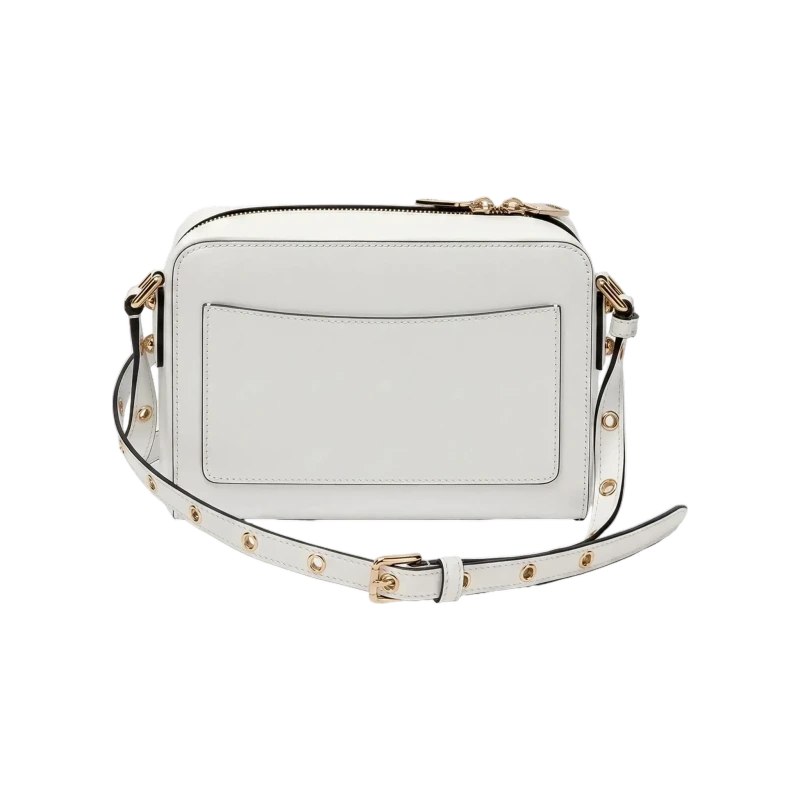 3.5 Logo Plaque Medium Crossbody Bag White 20.5cm W x 14.5cm H x 8.5cm D