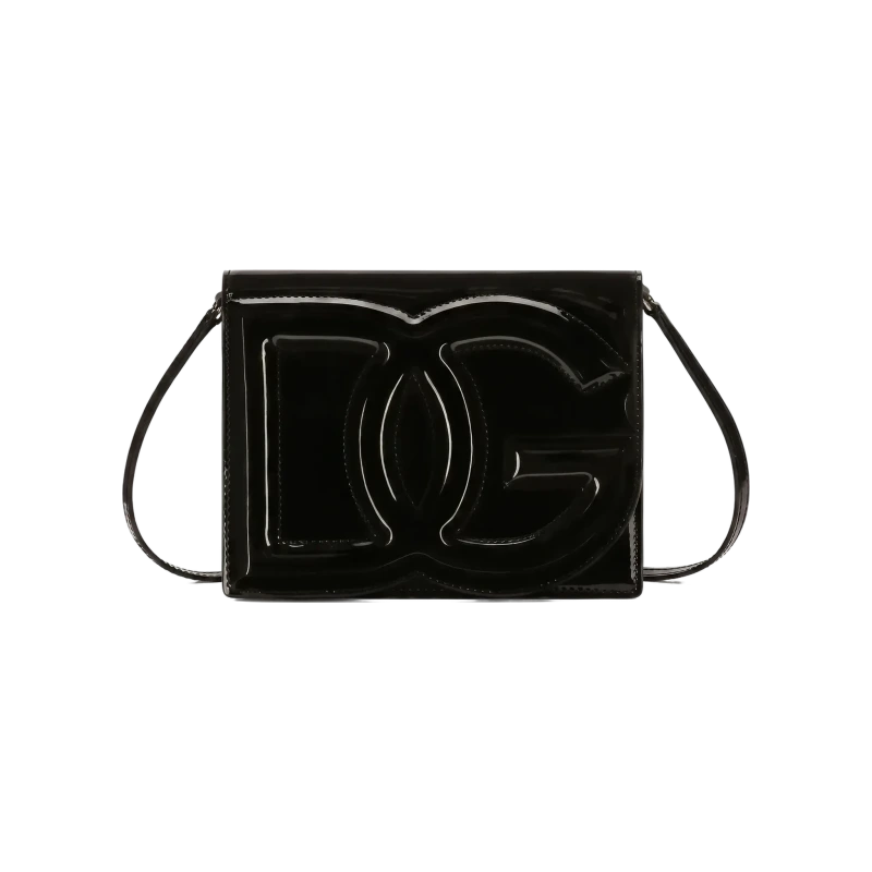 Patent Leather DG Logo Bag Crossbody Bag