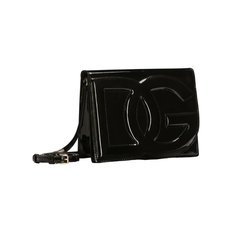 Patent Leather DG Logo Bag Crossbody Bag