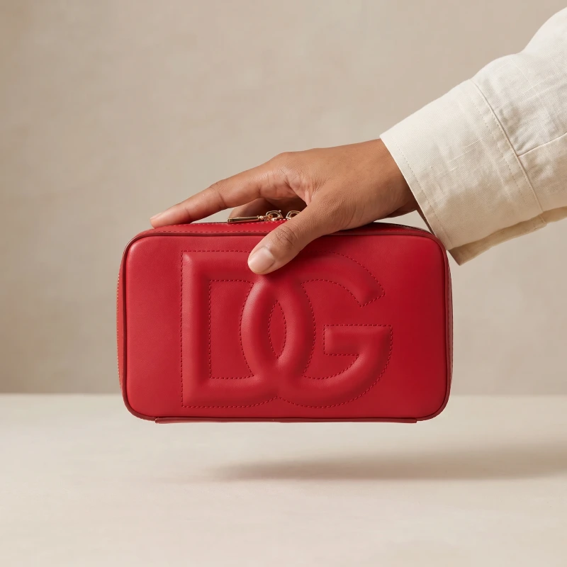Small DG Logo Camera Bag Red
