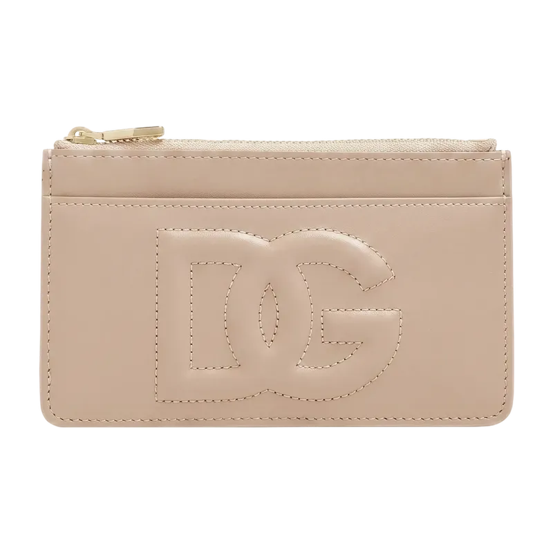 DG Logo Medium Card Holder Pink