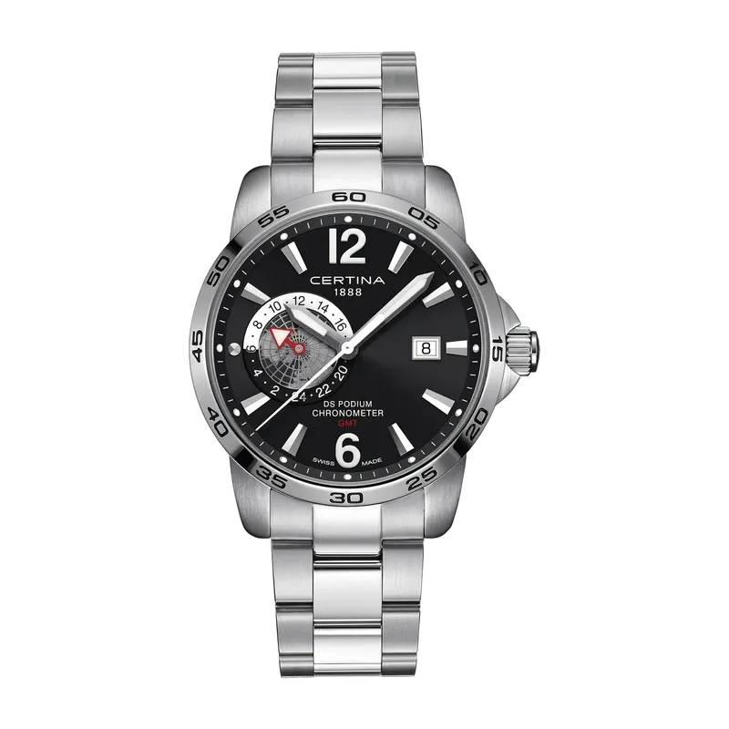 DS Podium GMT Black 41mm