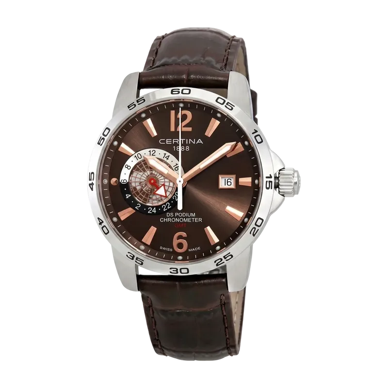 DS Podium GMT Silver 41mm
