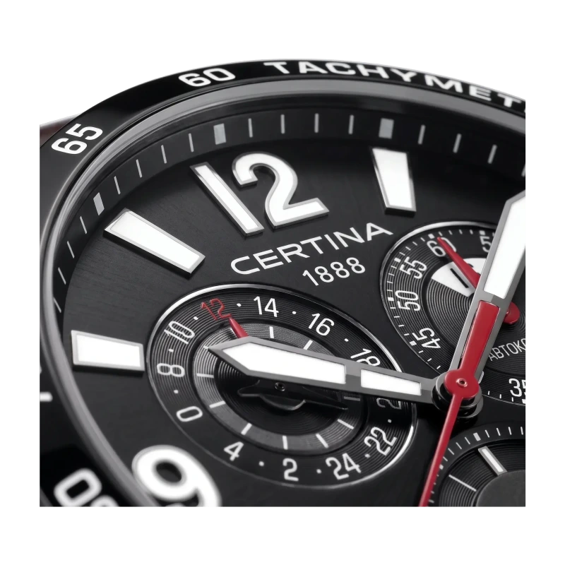 DS Podium Chronograph GMT Black