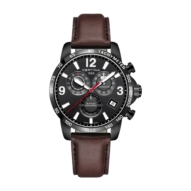 DS Podium Chronograph GMT Black