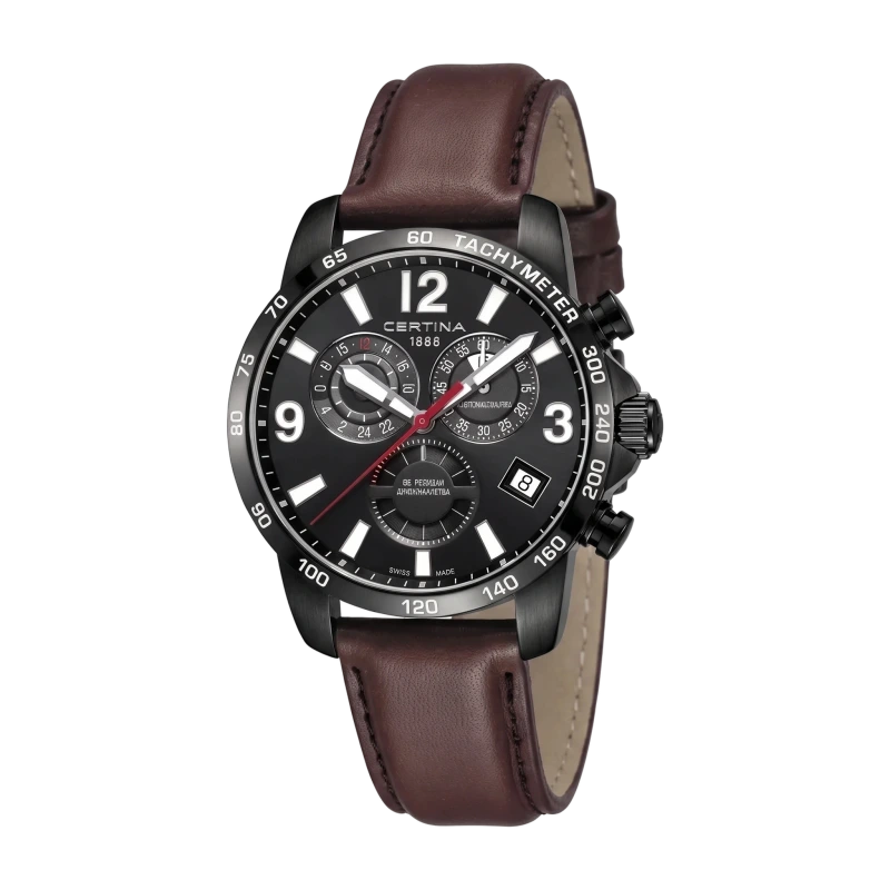 DS Podium Chronograph GMT Black
