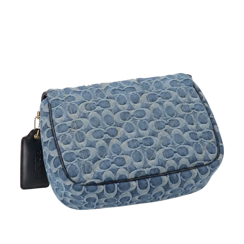 Shoulder Bag In Signature Denim