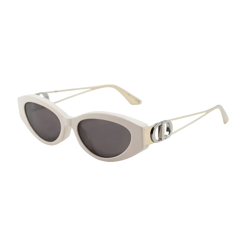 30 Montaigne Cat-Eye Sunglasses White 53mm