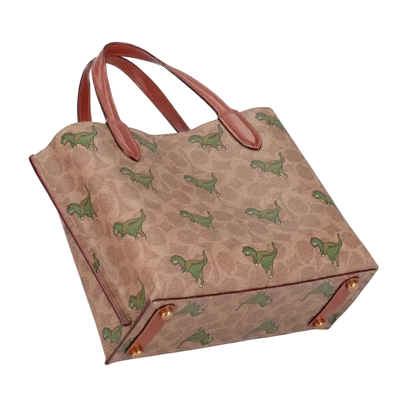 Willow Tote 24 In Signature Canvas With Rexy Print