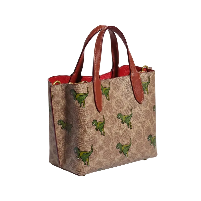 Willow Tote 24 In Signature Canvas With Rexy Print