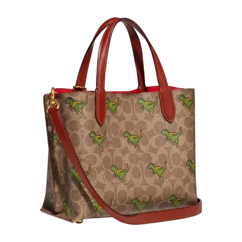 Willow Tote 24 In Signature Canvas With Rexy Print