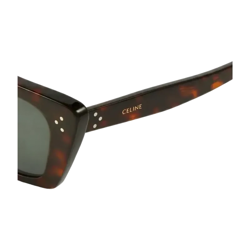 Thin Cat Eye Sunglasses Brown