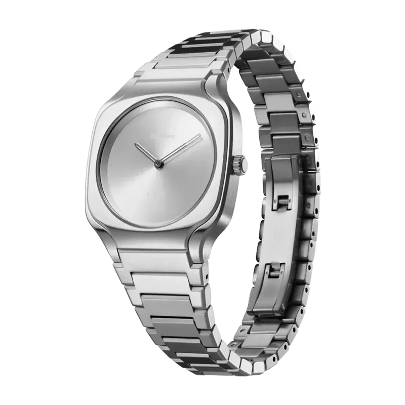 Square Bracelet Ladies Silver