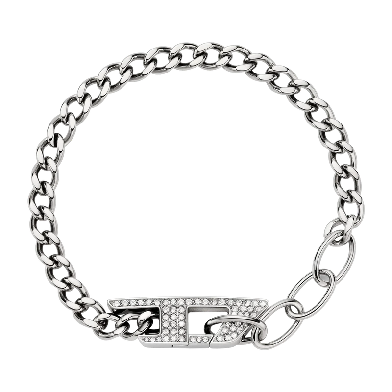 Stainless Steel Glitz Chain Bracelet