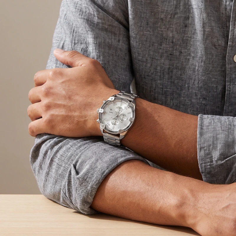 Spiked Chronograph Stainless Steel