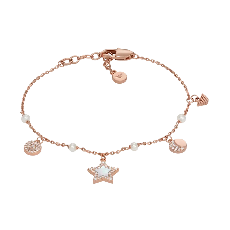 Star Charm Brass Bracelet