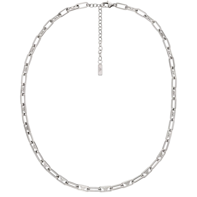 Stainless Steel Oval Link Necklace
