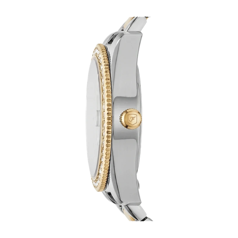 Scarlette 33mm Three-Hand Date Two-Tone Stainless Steel