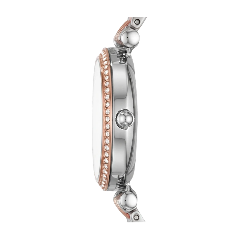 Carlie Mini 28mm Three-Hand Two-Tone Stainless Steel