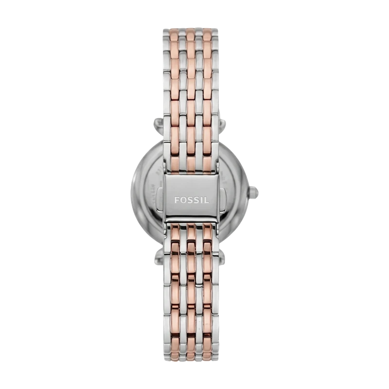 Carlie Mini 28mm Three-Hand Two-Tone Stainless Steel