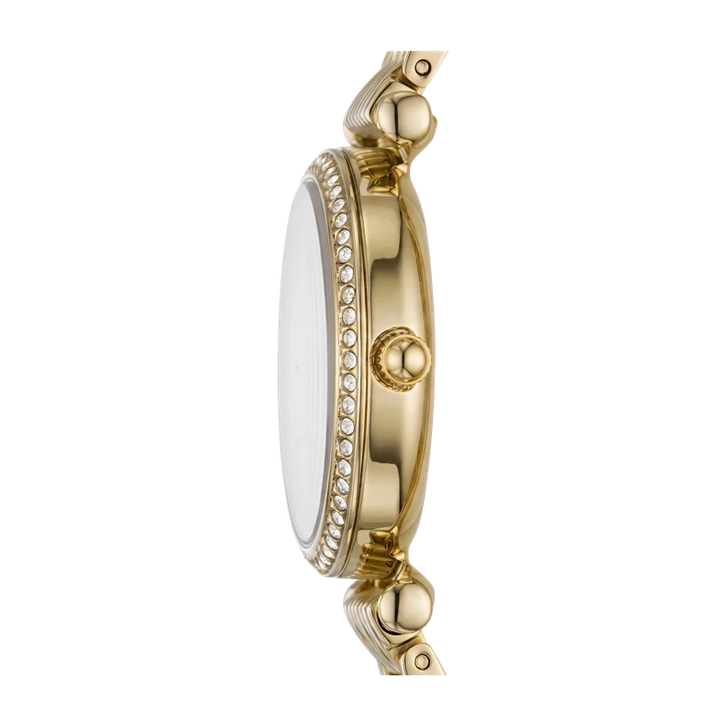 Carlie Mini 28mm Three-Hand Gold-Tone Stainless Steel